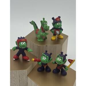 Vintage 2" ASTRONIKS McDonald's Happy Meal Set Lot of 5 Figures 1984 Dragon #2